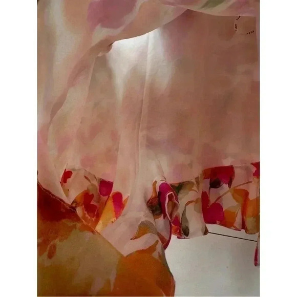 NWT • Sophia The Label • Size 8 (L) • BLOSSOM FRILL SHORTS - Pink Peach Floral - Picture 9 of 16
